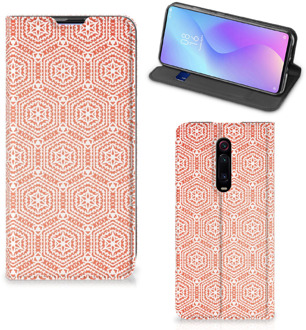 B2Ctelecom Xiaomi Mi 9T Pro Hoesje met Magneet Pattern Orange