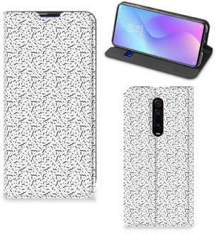 B2Ctelecom Xiaomi Mi 9T Pro Hoesje met Magneet Stripes Dots