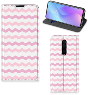 B2Ctelecom Xiaomi Mi 9T Pro Hoesje met Magneet Waves Roze