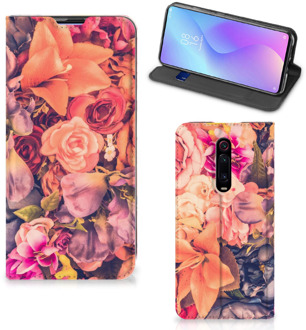 B2Ctelecom Xiaomi Mi 9T Pro Smart Cover Bosje Bloemen