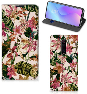 B2Ctelecom Xiaomi Mi 9T Pro Smart Cover Flowers