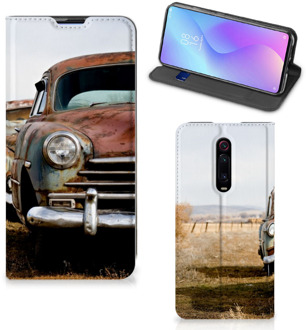 B2Ctelecom Xiaomi Mi 9T Pro Stand Case Vintage Auto