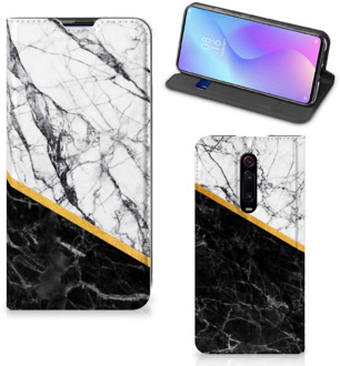 B2Ctelecom Xiaomi Mi 9T Pro Standcase Marble White Black