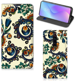 B2Ctelecom Xiaomi Mi 9T Pro Telefoon Hoesje Barok Flower