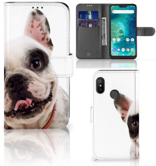 B2Ctelecom Xiaomi Mi A2 Lite Book Case Hoesje Franse Bulldog