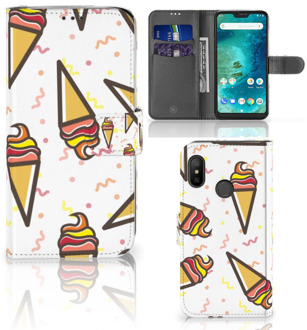 B2Ctelecom Xiaomi Mi A2 Lite Book Case Hoesje Icecream