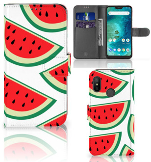 B2Ctelecom Xiaomi Mi A2 Lite Book Case Hoesje Watermelons