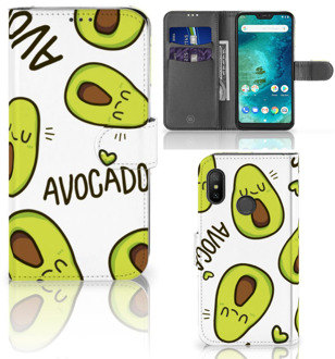 B2Ctelecom Xiaomi Mi A2 Lite Bookcover hoesje Avocado Singing