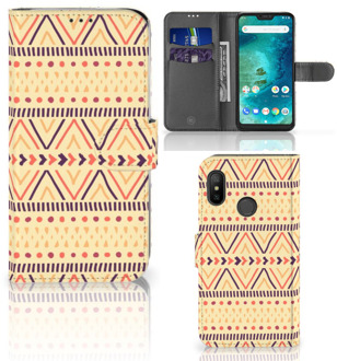 B2Ctelecom Xiaomi Mi A2 Lite Bookcover hoesje Aztec Yellow