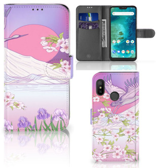 B2Ctelecom Xiaomi Mi A2 Lite Bookcover hoesje Bird Flying