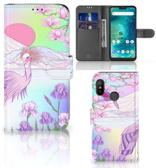 B2Ctelecom Xiaomi Mi A2 Lite Bookcover hoesje Bird