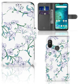 B2Ctelecom Xiaomi Mi A2 Lite Bookcover hoesje Blossom White