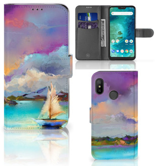 B2Ctelecom Xiaomi Mi A2 Lite Bookcover hoesje Boat