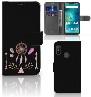 B2Ctelecom Xiaomi Mi A2 Lite Bookcover hoesje Boho Dreamcatcher