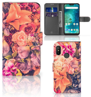 B2Ctelecom Xiaomi Mi A2 Lite Bookcover hoesje Bosje Bloemen