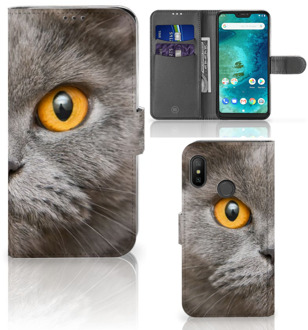 B2Ctelecom Xiaomi Mi A2 Lite Bookcover hoesje Britse Korthaar