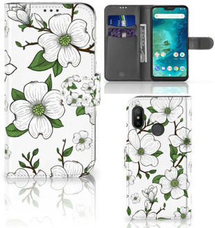 B2Ctelecom Xiaomi Mi A2 Lite Bookcover hoesje Dogwood Flowers