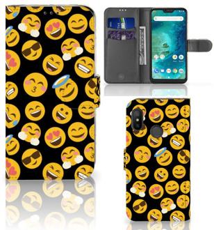 B2Ctelecom Xiaomi Mi A2 Lite Bookcover hoesje Emoji