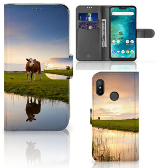 B2Ctelecom Xiaomi Mi A2 Lite Bookcover hoesje Koe