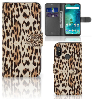 B2Ctelecom Xiaomi Mi A2 Lite Bookcover hoesje Leopard