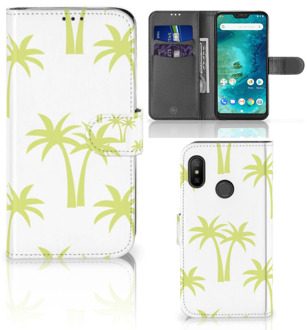 B2Ctelecom Xiaomi Mi A2 Lite Bookcover hoesje Palmtrees