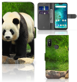 B2Ctelecom Xiaomi Mi A2 Lite Bookcover hoesje Panda