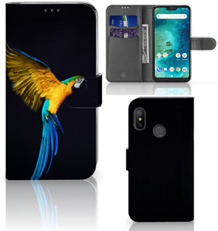 B2Ctelecom Xiaomi Mi A2 Lite Bookcover hoesje Papegaai