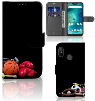 B2Ctelecom Xiaomi Mi A2 Lite Bookcover hoesje Sports