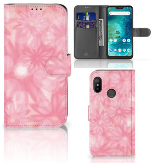 B2Ctelecom Xiaomi Mi A2 Lite Bookcover hoesje Spring Flowers