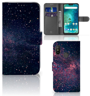 B2Ctelecom Xiaomi Mi A2 Lite Bookcover hoesje Stars