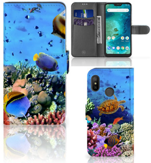 B2Ctelecom Xiaomi Mi A2 Lite Bookcover hoesje Vissen