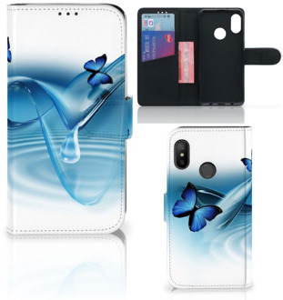 B2Ctelecom Xiaomi Mi A2 Lite Bookcover hoesje Vlinders