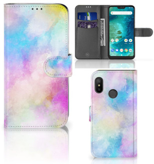 B2Ctelecom Xiaomi Mi A2 Lite Bookcover hoesje Watercolor Light