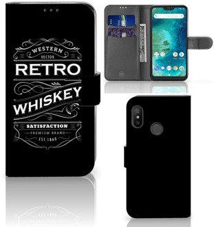 B2Ctelecom Xiaomi Mi A2 Lite Bookcover hoesje Whiskey