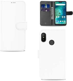 B2Ctelecom Xiaomi Mi A2 Lite Hoesje Wit met Pasjeshouder