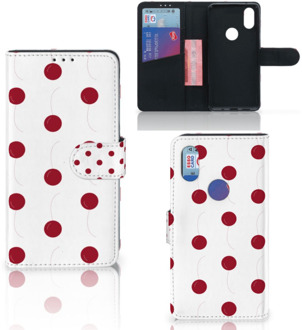 B2Ctelecom Xiaomi Mi Mix 2s Book Cover Cherries