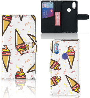 B2Ctelecom Xiaomi Mi Mix 2s Book Cover Icecream