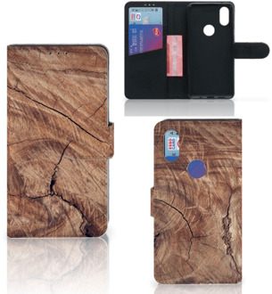 B2Ctelecom Xiaomi Mi Mix 2s Book Style Case Tree Trunk