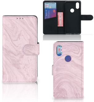 B2Ctelecom Xiaomi Mi Mix 2s Bookcase Marble Roze