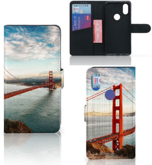 B2Ctelecom Xiaomi Mi Mix 2s Flip Cover Golden Gate Bridge