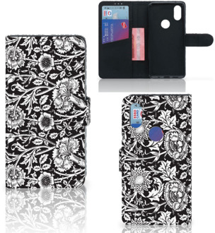 B2Ctelecom Xiaomi Mi Mix 2s Hoesje Black Flowers