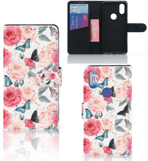 B2Ctelecom Xiaomi Mi Mix 2s Hoesje Butterfly Roses