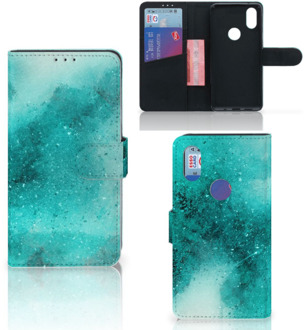 B2Ctelecom Xiaomi Mi Mix 2s Hoesje Painting Blue