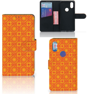 B2Ctelecom Xiaomi Mi Mix 2s Telefoon Hoesje Batik Orange