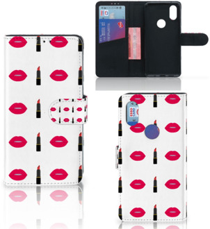 B2Ctelecom Xiaomi Mi Mix 2s Telefoon Hoesje Lipstick Kiss