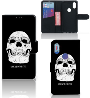 B2Ctelecom Xiaomi Mi Mix 2s Telefoonhoesje met Naam Skull Eyes