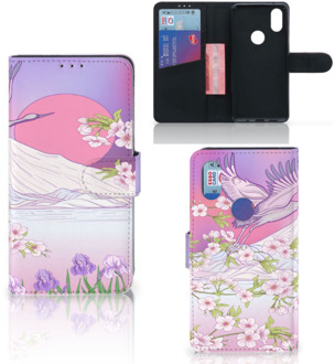 B2Ctelecom Xiaomi Mi Mix 2s Telefoonhoesje met Pasjes Bird Flying