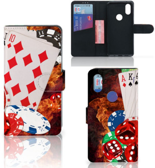 B2Ctelecom Xiaomi Mi Mix 2s Wallet Case met Pasjes Casino