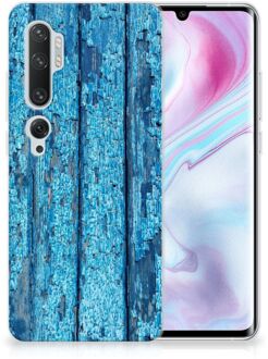 B2Ctelecom Xiaomi Mi Note 10 Pro Bumper Hoesje Blauw Wood