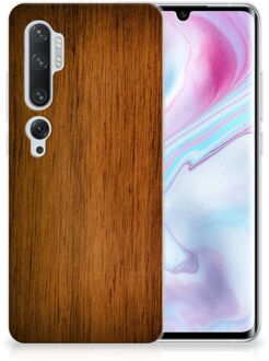 B2Ctelecom Xiaomi Mi Note 10 Pro Bumper Hoesje Donker Hout